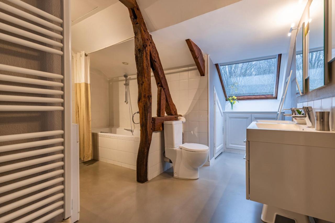 Maison Jardin Gaillard disposant d'une piscine chauffée Bieville-en-Auge Exterior foto