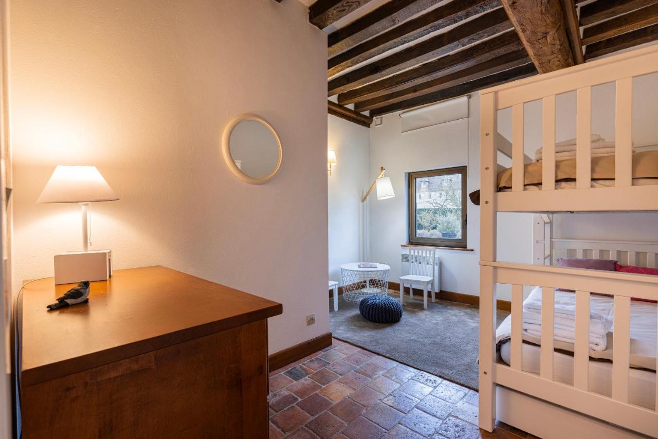 Maison Jardin Gaillard disposant d'une piscine chauffée Bieville-en-Auge Exterior foto